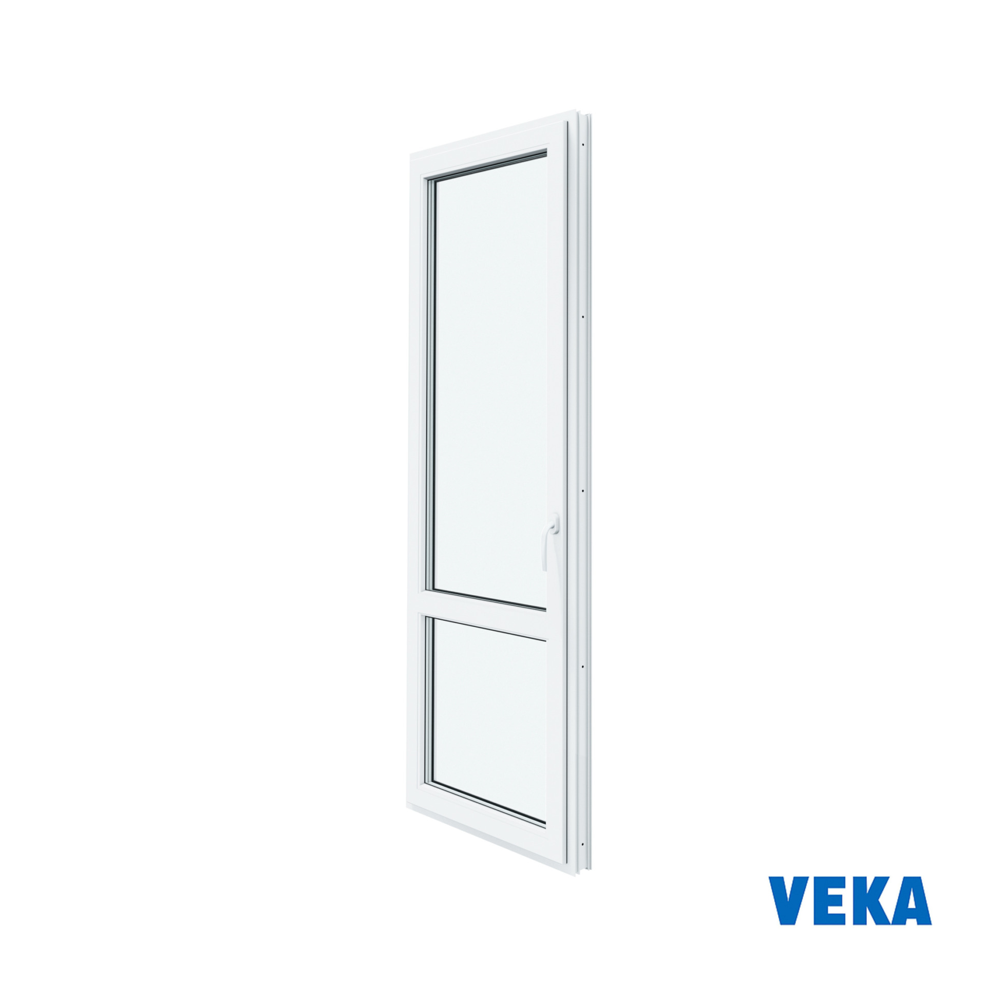 Пластиковая дверь ПВХ VEKA 2100x800мм (ВхШ) левая Однокамерная