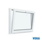 Пластиковое окно ПВХ VEKA одностворчатое 600x1000мм (ВхШ) Двухкамерное