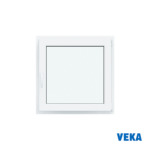 Пластиковое окно ПВХ VEKA одностворчатое 700x600мм (ВхШ) Двухкамерное