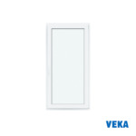 Пластиковое окно ПВХ VEKA одностворчатое 900x600мм (ВхШ) Однокамерное