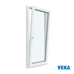 Пластиковое окно ПВХ VEKA одностворчатое 1100x700мм (ВхШ) Двухкамерное
